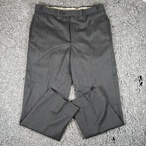 Brooks Brothers Madison Fit Dress Pants Men’s Size 35/32 Gray Wool Business Work